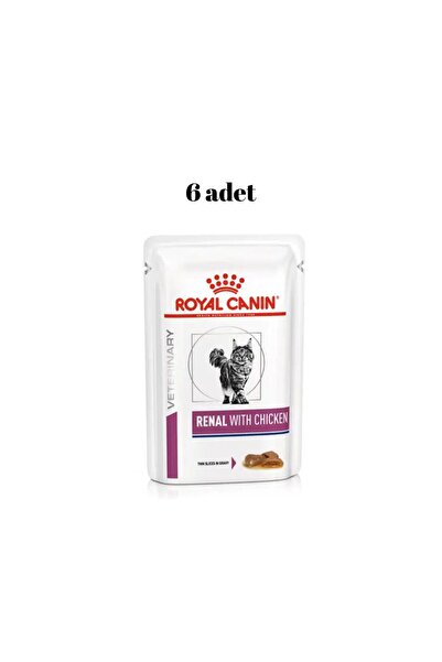 Royal Canin Veterinary Renal Chicken Cat Pouch Tavuklu Renal Kedi Yaş Maması ...