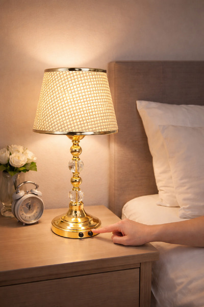 571 Store Şarj Edilebilir Pilli Led Dekoratif Masa Abajuru Gece Lambası