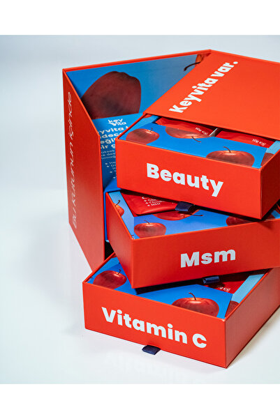 Keyvita Tanışma Seti 30 Günlük Kullanım.10 saşe Beauty,10 saşe Eklem,10 Saşe ...