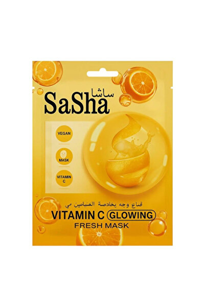 SASHA قناع الوجة بخلاصة الفيتامين سي من ساشا1*6