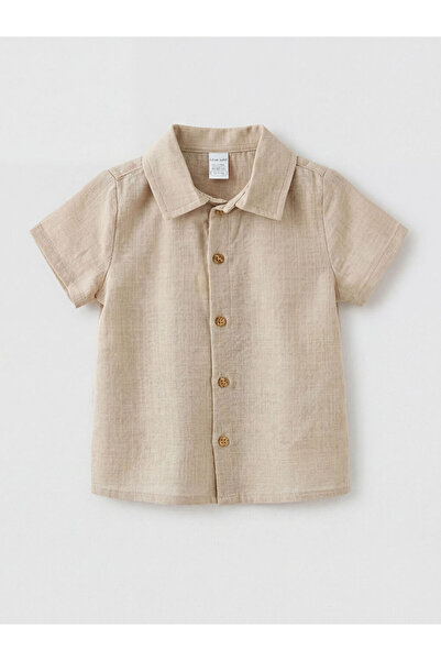LC Waikiki Quality Pieces from Çelebi Store Short Sleeve Baby Boy Shirt
