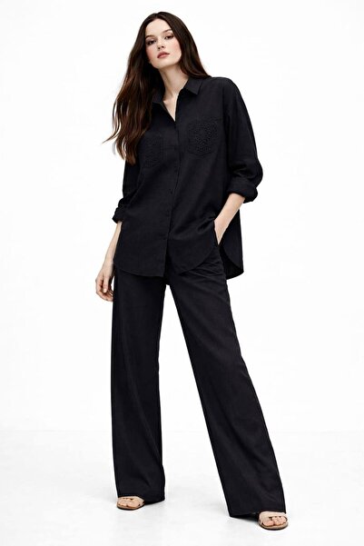 Şeker Portakalım 337 Alt Üst Pantalon Shirt Tencel Set