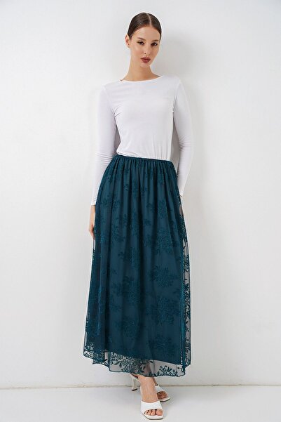 Hiccup BDART Φούστα μάξι με ψηλόμεσο σχέδιο λουλουδιών