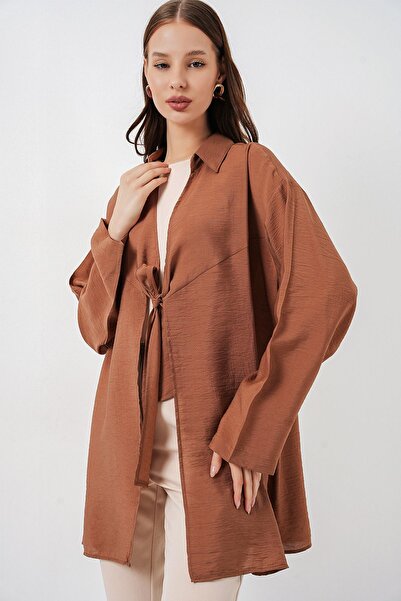 Hiccup Bdart Long Sleeve Kimono with Tie Detail