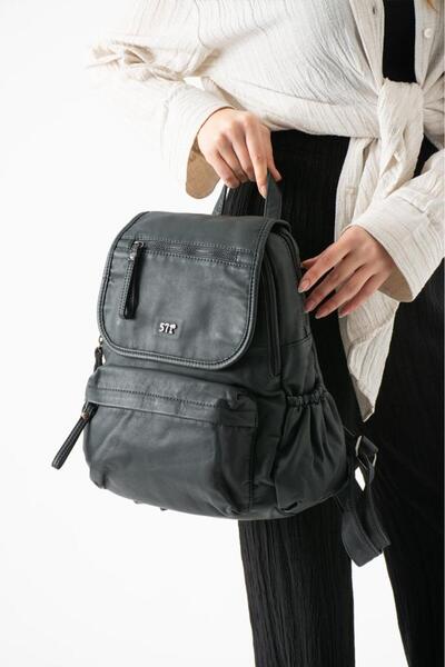 Baginn Y.S.Deri Women's Backpack Suitable for Daily Use Multi-Pocket Washable...