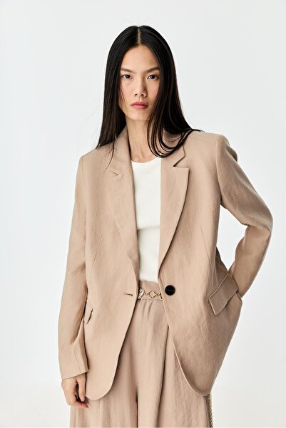 LEFTIES Dökümlü blazer