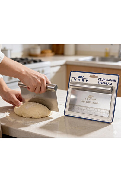 sfs elektrik Ivory Çelik Hamur Spatulası Ivo-pst268 hamur kesme