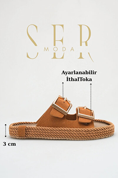 sermoda Γυναικείες Παντόφλες Halat - 3 εκ. Ανατομικές Άνετες Σόλες Ορθοπεδικέ...