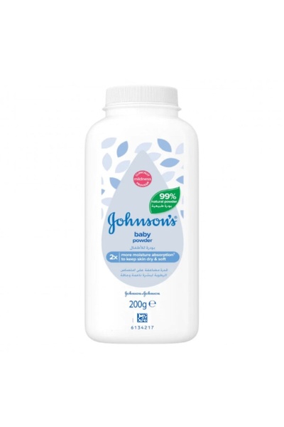 Johnson's Johnson Powder Reg Natural 99% 200G