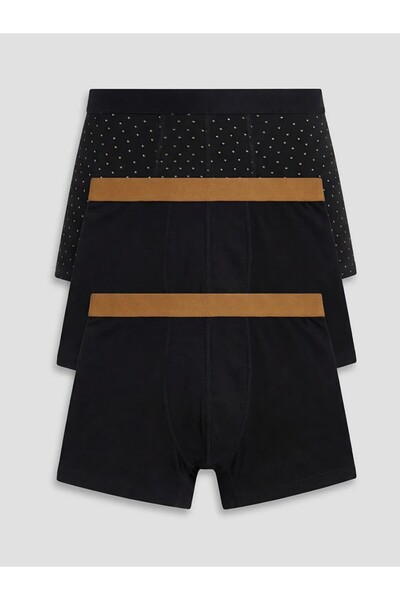 LC Waikiki Μαύρο Ανδρικό Μποξεράκι από Βαμβάκι Τυπικής Εφαρμογής, Συσκευασία ...