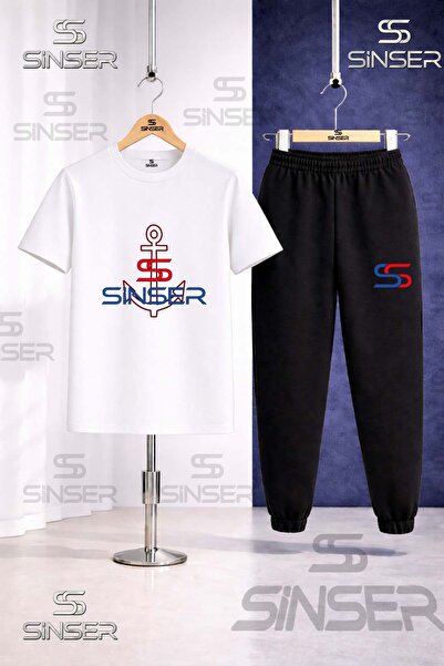 SS SİNSER طقم بدلة رياضية للأطفال مطبوع عليه SEA CAPASI ONUNDE