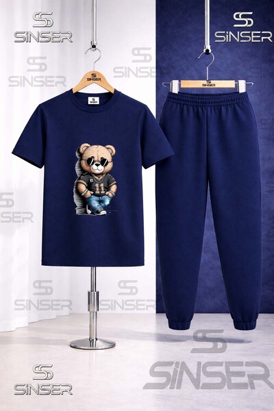 SS SİNSER Παιδικό σετ φόρμας με στάμπα AYICIK TARZ 11 NO