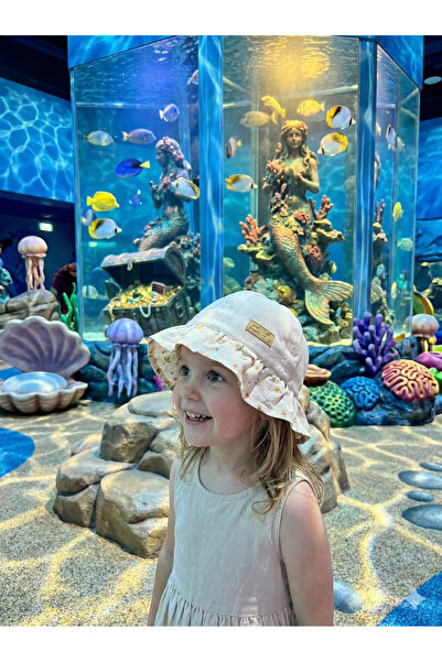 PIECE SIGNATURE Καπέλο bucket για κορίτσια από 100% βαμβάκι (μέγεθος 50-53) (...