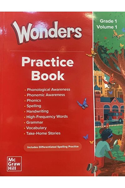 McGraw Hill Education ووندرز 2023 كتاب التدريب المجلد الأول للصف الأول
