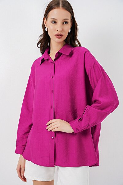 Hiccup Bdart Oversize Long Sleeve Buttoned Shirt