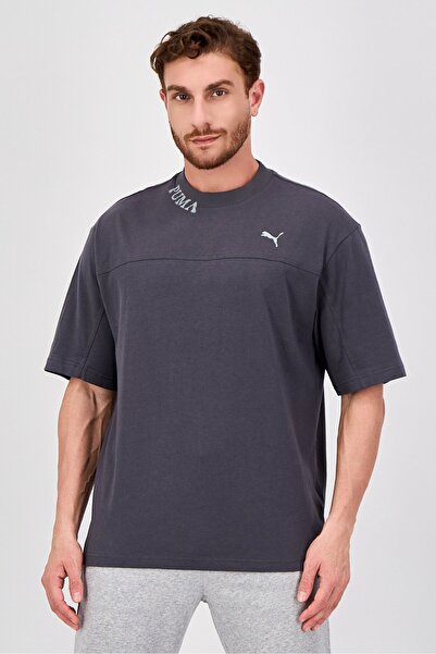 Puma Men Sportswear Fit Short Sleeve Outdoor T-Shirt, Grey