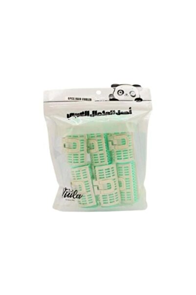 Viola Large Hair Roller with Clip 6 Pieces
