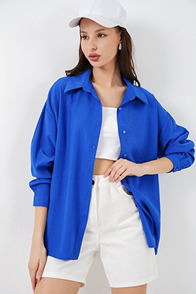 Hiccup Bdart Oversize Long Sleeve Buttoned Shirt