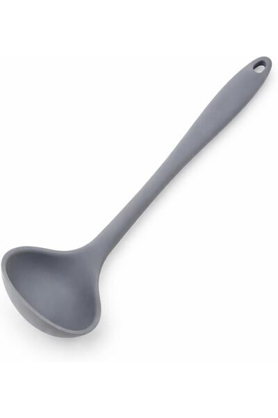 Busstier مغرفة شوربة من السيليكون مقاس 29 سم، مقاومة للحرارة، مقاومة للخدش، غ...