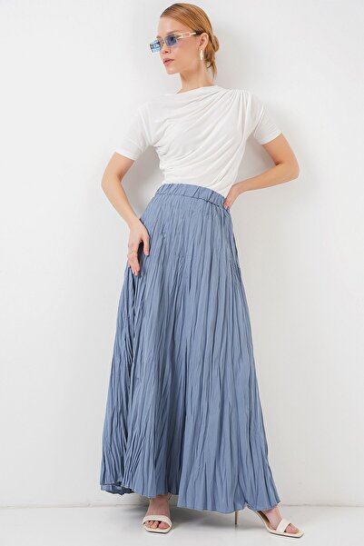 Hiccup Bdart Textured Maxi Skirt
