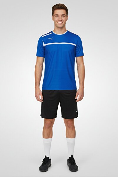 Puma Men Sportswear Fit Short Sleeve Training T-Shirt, Blue