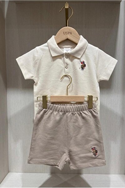 U.S. Polo Assn. ERKEK BEBEK YAKALI ŞORTLU YARIM KOLLU TAKIM