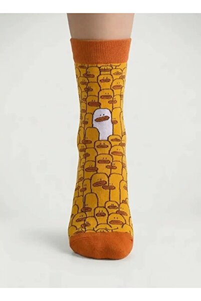 Zumiya Unisex Duck Patterned Cotton Colorful Socks - Special Design Gift