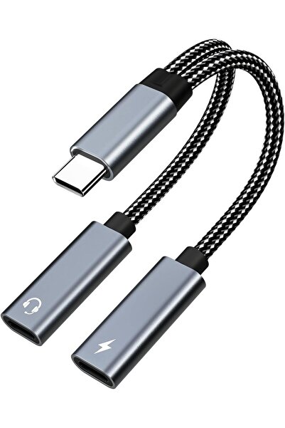 genric محول USB C متعدد المنافذ من Power Zone، محول سماعات وشاحن USB C مزدوج ...