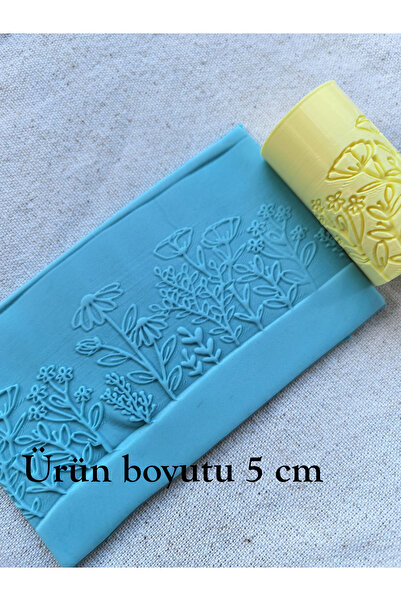 Roll3d Polimer Kil Desen Verici Merdane7, Seramik Desen Oklavası, Polimer Kil...