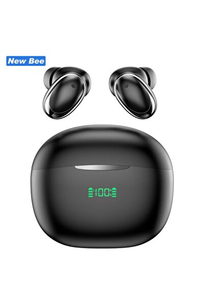 New Bee Ακουστικά Bluetooth CT02, TWS, Αυτονομία μπαταρίας 24 ωρών, Ακύρωση θ...