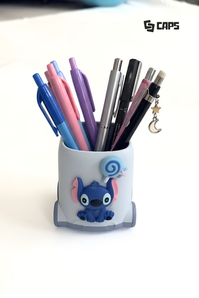 caps office Θήκη Στυλό Stitch - Οργανωτής Γραφείου |   Διακοσμητική θήκη για ...