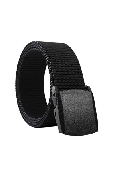 Aresoutdoors Plastik Tokalı Siyah Tactical Basic Kemer