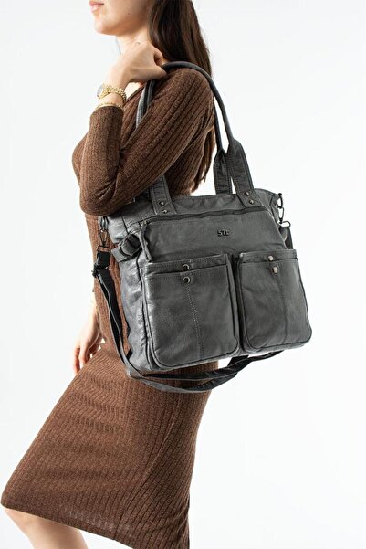 Baginn Ρετρό Vegan Δερμάτινη Γυναικεία Τσάντα Ώμου Y.S. Δερμάτινη Τσάντα Χιασ...