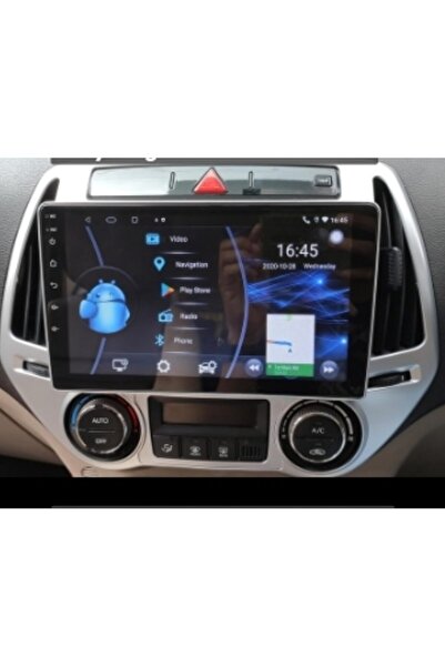 Generic Android screen Hyundai i20 model 2012-2014 carplay android auto rever...