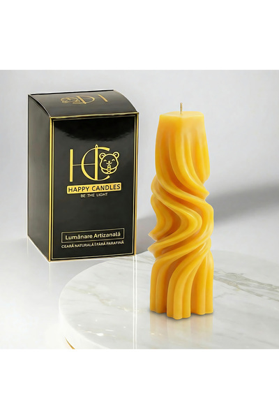 Happy Candles Lumanare din ceara de albine, Kinetix