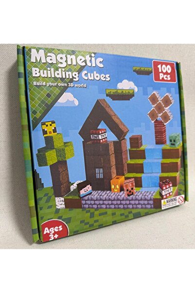 OEM Set Magnetic „Cabana din Pădure” – 100 Piese, Jucărie Educativă Copii 3+