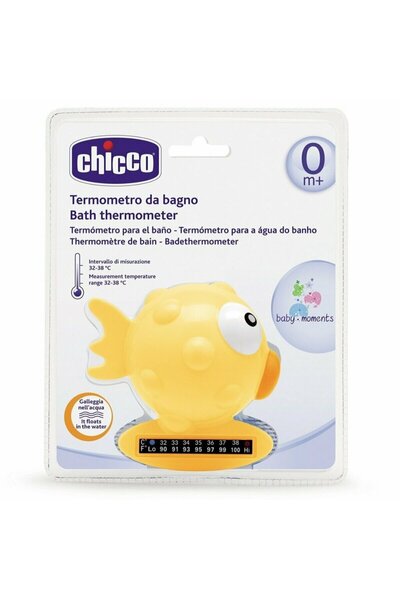 Chicco Θερμόμετρο Μπάνιου Ψαριών, Chicco, Με Θερμοευαίσθητη Λωρίδα, Πλωτό, 0 ...