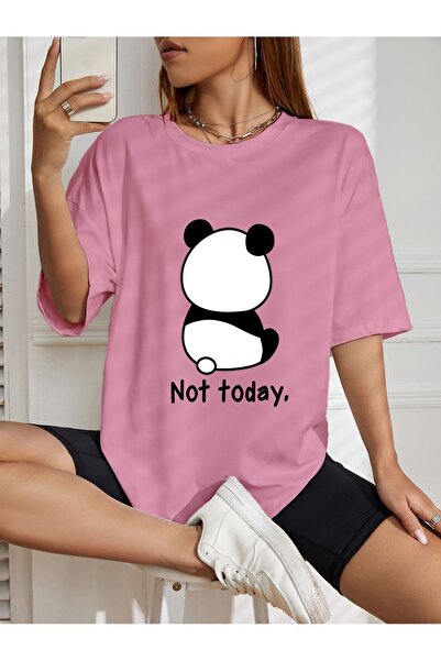 LOTS MODA μπλουζάκι με στάμπα μεγάλου μεγέθους