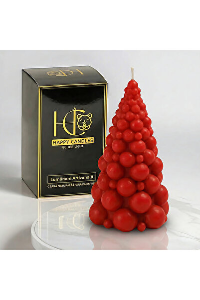 Happy Candles Beeswax candle, Bubble S Fir Tree, Christmas