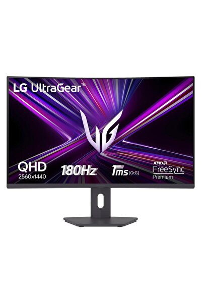 LG 32G600A Monitor de gaming curbat de 31.5 ", QHD, 180Hz, 1ms