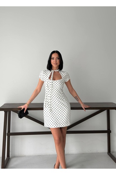 Bonne Maison Φόρεμα πουά μοντέλο ZARA