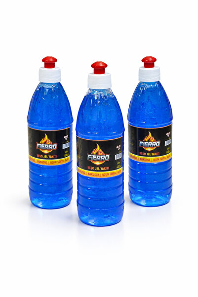 FİERRO 500 ml Reşo Jel Yakıt – Kokusuz Uzun Süre Yanan 1’li / 3’lü Seçenek