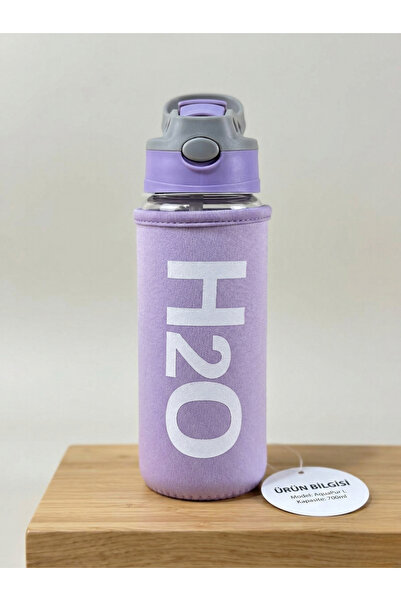 Elista H2O KILIFLI PİPETLİ CAM MATARA * 500 ML
