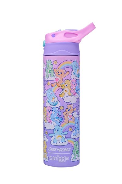 SMIGGLE Care Bears Yalıtımlı Paslanmaz Çelik Kapaklı İçecek Şişesi 520 ml