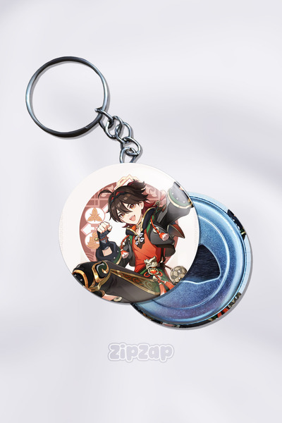 ZipZap Στολίδι για τσάντα gaming Genshin Impact, μπρελόκ (1 ΤΕΜ)