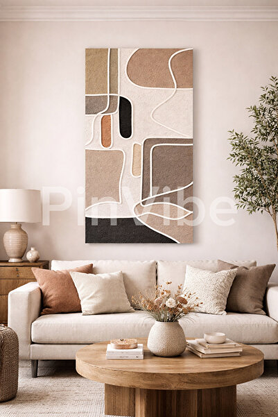 Home PinVİbe kabartmalı elyapımı modern tablo (çerçevesiz)
