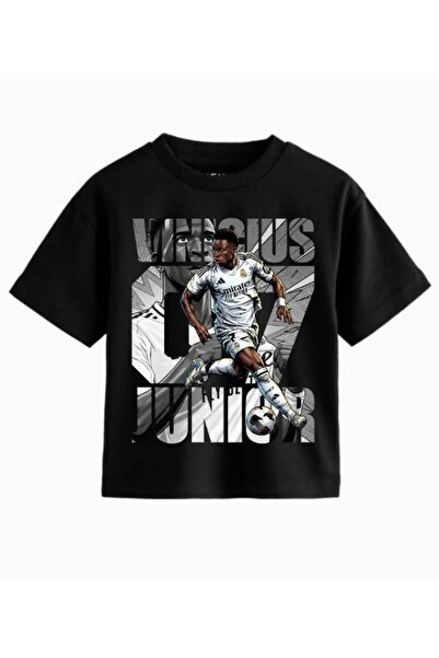 ROLY Tricou Unisex Bumbac Print Fotbal Skill Star Vinicius Jr.