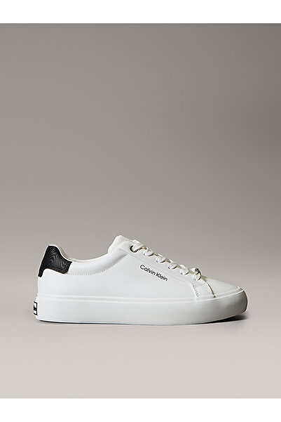 Calvin Klein Smooth Leather Embossed Logo Sneakers