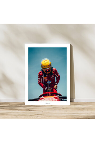 Pixaflair - Hamilton - Ferrari - Tablo - Çerçevesiz Film Poster