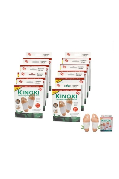 Kinoki Σετ 100 Επιθέματα Αποτοξίνωσης Σώματος